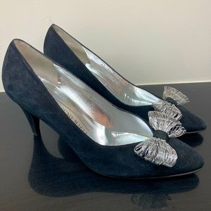 Bruno Magli Vintage pump with metal bow